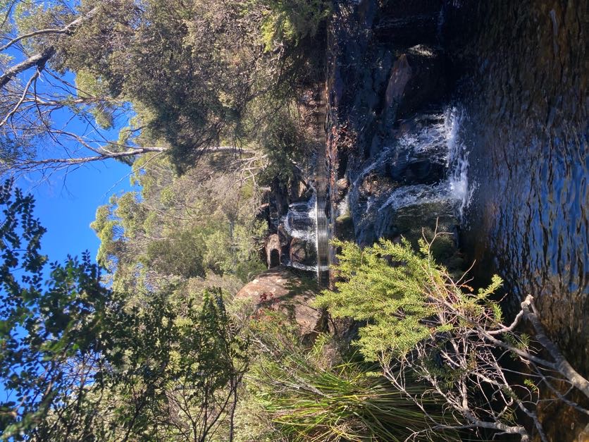 The swimming hole of choice near Kira Ora hut. Bloody freezing.